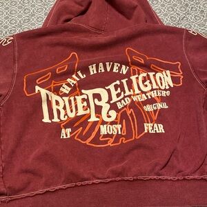 True religion x bad weather hoodie